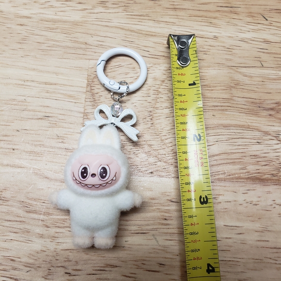 Cute White Bunny Keychain - Picture 1 of 3